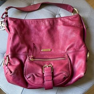 Michael Kors leather fuschia purse